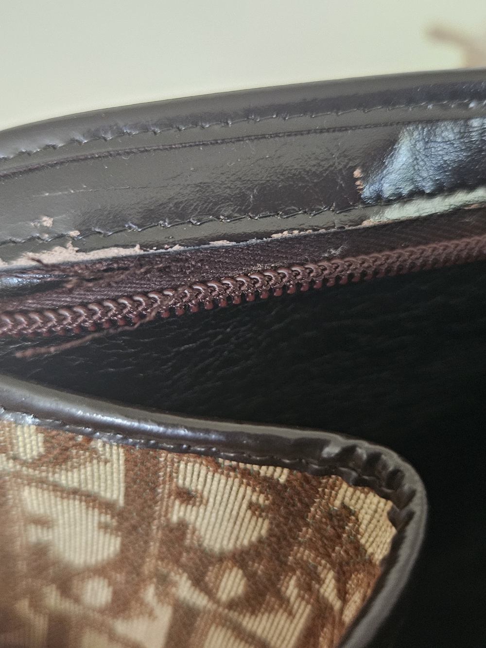 DIOR- Vintage Trotter Shoulder Bag - Picture 13 of 14